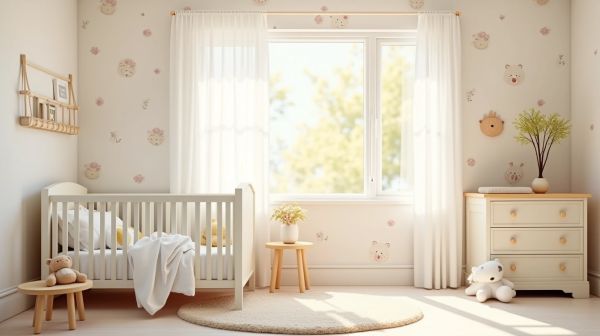 Choisir le papier peint idéal pour la chambre bébé