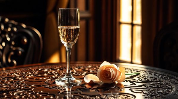 Les secrets d'un bon verre à champagne et leur impact