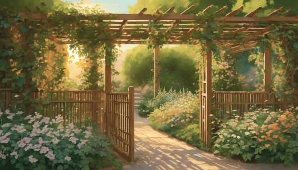 Profitez d’un treillis pour plantes grimpantes de qualité au jardin